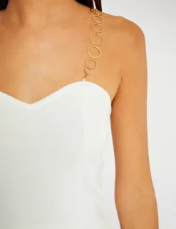 Bustier Avec Bretelles Fantaisie Ecru Femme -Mode de Reve Magasin bustier avec bretelles fantaisie ecru femme vue4 32536300936440201