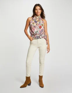 Débardeur Avec Noeud Imprimé Cachemire Multico Femme -Mode de Reve Magasin debardeur avec noeud imprime cachemire multico femme vue5 32536300962720900