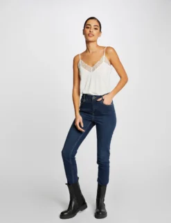 Débardeur Bretelles Fines Avec Dentelle Ecru Femme -Mode de Reve Magasin debardeur bretelles fines avec dentelle ecru femme vue5 32536300885780201