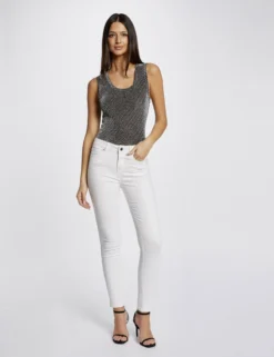 Débardeur Bretelles Larges Col Rond Argente Femme 7 Débardeur Bretelles Larges Col Rond Argente Femme -Mode de Reve Magasin debardeur bretelles larges col rond argente femme vue5 32536300941770104