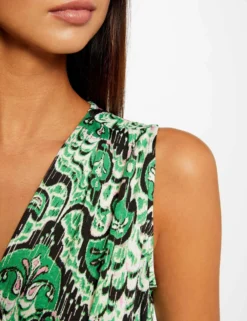 Débardeur Col Cache-coeur Imprimé Multico Femme -Mode de Reve Magasin debardeur col cache coeur imprime multico femme vue4 32536300954210900