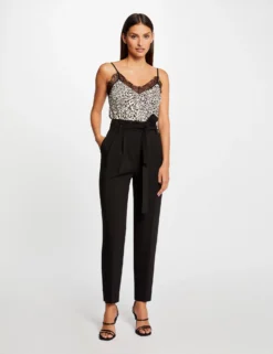 Débardeur Dentelle Et Imprimé Animalier Multico Femme -Mode de Reve Magasin debardeur dentelle et imprime animalier multico femme vue5 32536300954310900