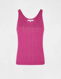 Débardeur Pull Avec Bretelles Framboise Femme -Mode de Reve Magasin debardeur pull avec bretelles framboise femme vue3 32536300937760502