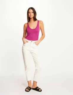 Débardeur Pull Avec Bretelles Framboise Femme -Mode de Reve Magasin debardeur pull avec bretelles framboise femme vue5 32536300937760502