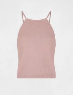 Débardeur Pull Avec Col Rond Vieux Rose Femme -Mode de Reve Magasin debardeur pull avec col rond vieux rose femme vue3 32536300942610507