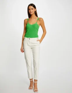 Débardeur Pull Avec Ornements Vert Femme -Mode de Reve Magasin debardeur pull avec ornements vert femme vue5 32536300937690600