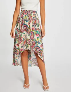 Jupe évasée Asymétrique Imprimée Multico Femme 7 Jupe évasée Asymétrique Imprimée Multico Femme -Mode de Reve Magasin jupe evasee asymetrique imprimee multico femme vue5 32536300941700900