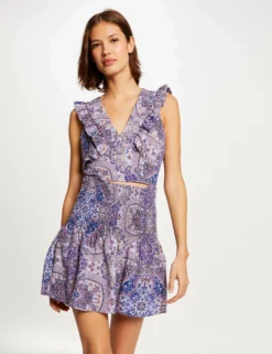 Jupe évasée Imprimé Cachemire Multico Femme -Mode de Reve Magasin jupe evasee imprime cachemire multico femme vue5 32536300897300900