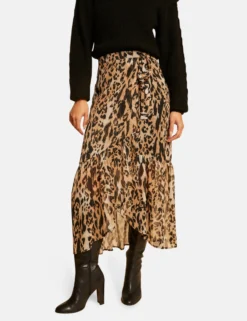 Jupe Longue Portefeuille Imprimée Multico Femme -Mode de Reve Magasin jupe longue portefeuille imprimee multico femme vue5 32536300936660900