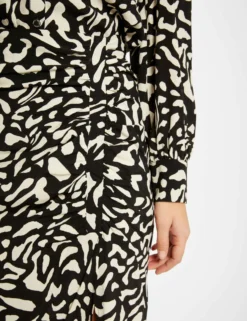 Jupe Midi Droite Imprimé Abstrait Multico Femme -Mode de Reve Magasin jupe midi droite imprime abstrait multico femme vue4 32536300940820900