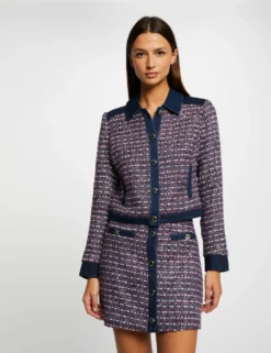 Jupe Trapèze Détails En Jean Multico Femme -Mode de Reve Magasin jupe trapeze details en jean multico femme vue5 32536300952470900