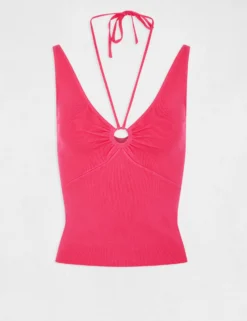 Pull Débardeur Avec Dos Nu Rose Fonce Femme 8 Pull Débardeur Avec Dos Nu Rose Fonce Femme -Mode de Reve Magasin pull debardeur avec dos nu rose fonce femme vue3 32536300931180515