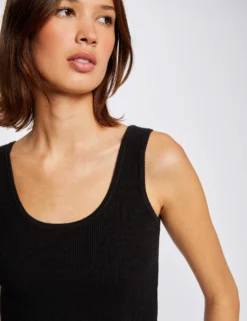 Pull Débardeur Crop Top Noir Femme -Mode de Reve Magasin pull debardeur crop top noir femme vue4 32536300886010100