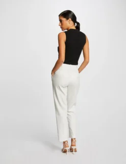 Pull Débardeur Sans Manches Col Polo Noir Femme -Mode de Reve Magasin pull debardeur sans manches col polo noir femme vue2 32536300930950100