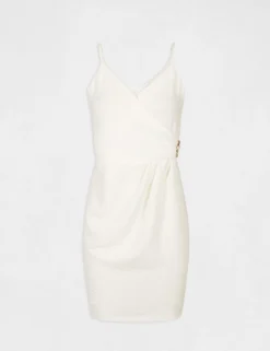 Robe Ajustée Avec Effet Drapé Ecru Femme 8 Robe Ajustée Avec Effet Drapé Ecru Femme -Mode de Reve Magasin robe ajustee avec effet drape ecru femme vue3 32536300896930201