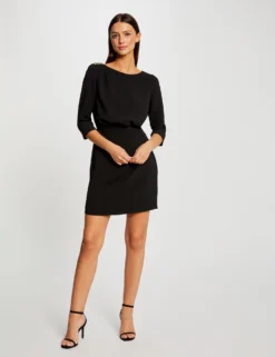 Robe Cintrée Dos Ouvert Noir Femme 9 Robe Cintrée Dos Ouvert Noir Femme -Mode de Reve Magasin robe cintree dos ouvert noir femme vue5 32536300948660100