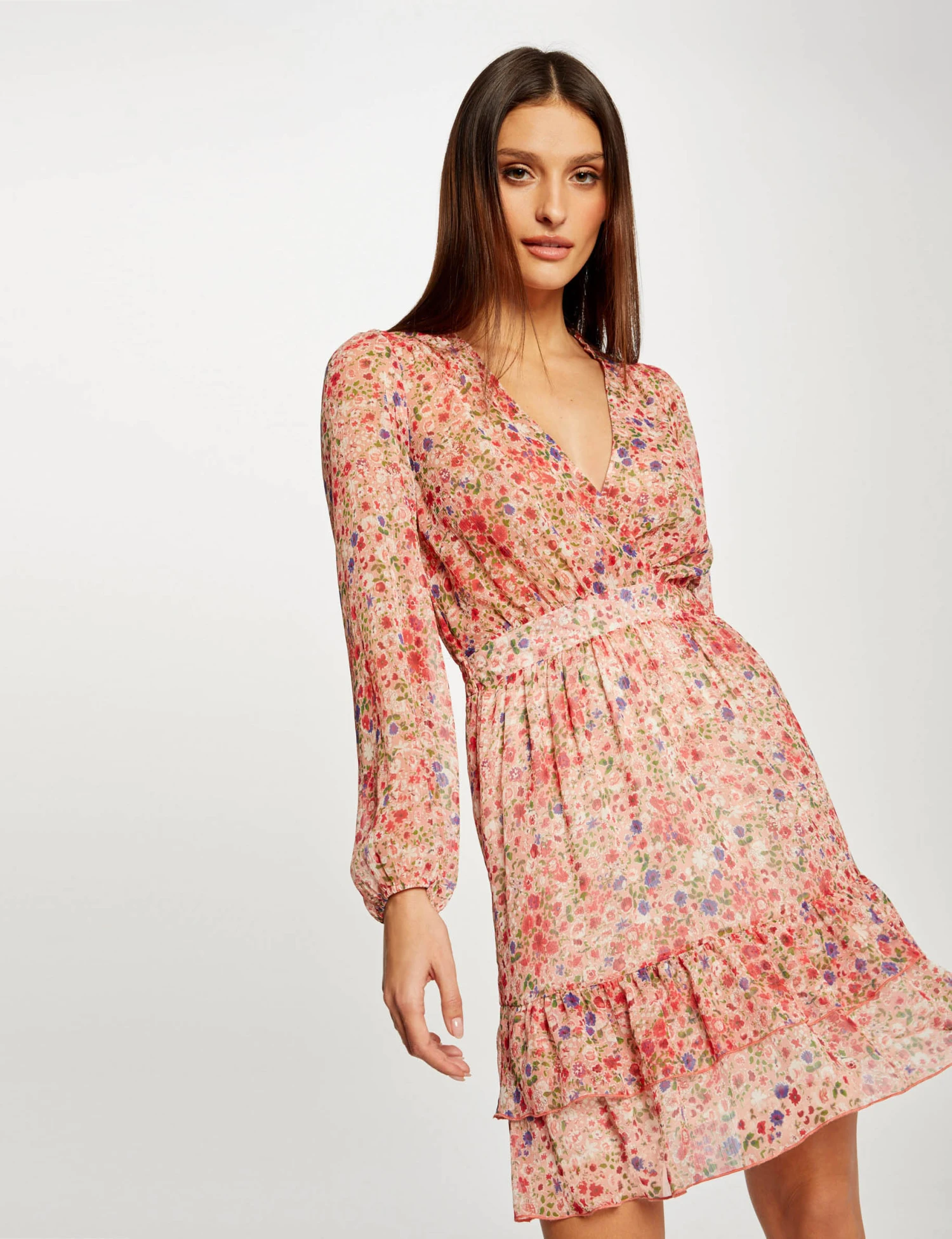 Robe évasée Imprimé Floral Multico Femme 1 Robe évasée Imprimé Floral Multico Femme