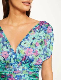 Robe Longue Droite Imprimé Floral Multico Femme 11 Robe Longue Droite Imprimé Floral Multico Femme -Mode de Reve Magasin robe longue droite imprime floral multico femme vue4 32536300951370900