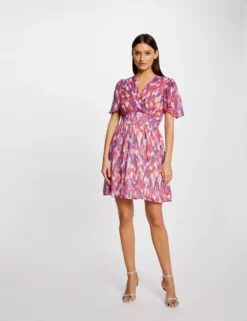 Robe Patineuse Imprimé Abstrait Multico Femme -Mode de Reve Magasin robe patineuse imprime abstrait multico femme vue5 32536300955040900