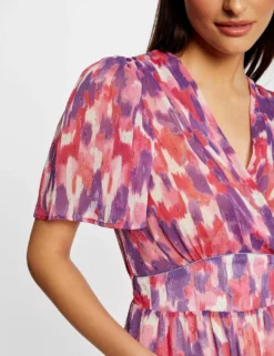 Robe Patineuse Imprimé Abstrait Multico Femme -Mode de Reve Magasin robe patineuse imprime abstrait multico femme vue6 32536300955040900