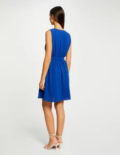 Robe Portefeuille Fluide Ceinturée Bleu Electrique Femme 7 Robe Portefeuille Fluide Ceinturée Bleu Electrique Femme -Mode de Reve Magasin robe portefeuille fluide ceinturee bleu electrique femme vue2 32536300950480314