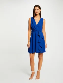 Robe Portefeuille Fluide Ceinturée Bleu Electrique Femme 9 Robe Portefeuille Fluide Ceinturée Bleu Electrique Femme -Mode de Reve Magasin robe portefeuille fluide ceinturee bleu electrique femme vue5 32536300950480314