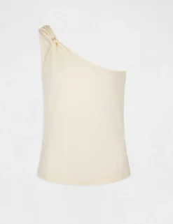 T-shirt à Manches Asymétriques Ecru Moyen Femme -Mode de Reve Magasin t shirt a manches asymetriques ecru moyen femme vue3 32536300939150213