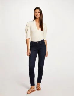 T-shirt Manches 3/4 Ballons Ecru Moyen Femme -Mode de Reve Magasin t shirt manches 34 ballons ecru moyen femme vue5 32536300941730213