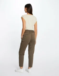 T-shirt Manches Courtes à Col En V Sable Femme -Mode de Reve Magasin t shirt manches courtes a col en v sable femme vue2 32536300938590205