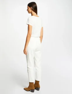 Mode de Reve Magasin -Mode de Reve Magasin t shirt manches courtes a inscription argente femme vue2 32536300942010104