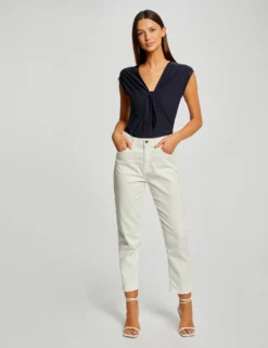 T-shirt Manches Courtes Avec Noeud Marine Femme 7 T-shirt Manches Courtes Avec Noeud Marine Femme -Mode de Reve Magasin t shirt manches courtes avec noeud marine femme vue5 32536300954640301