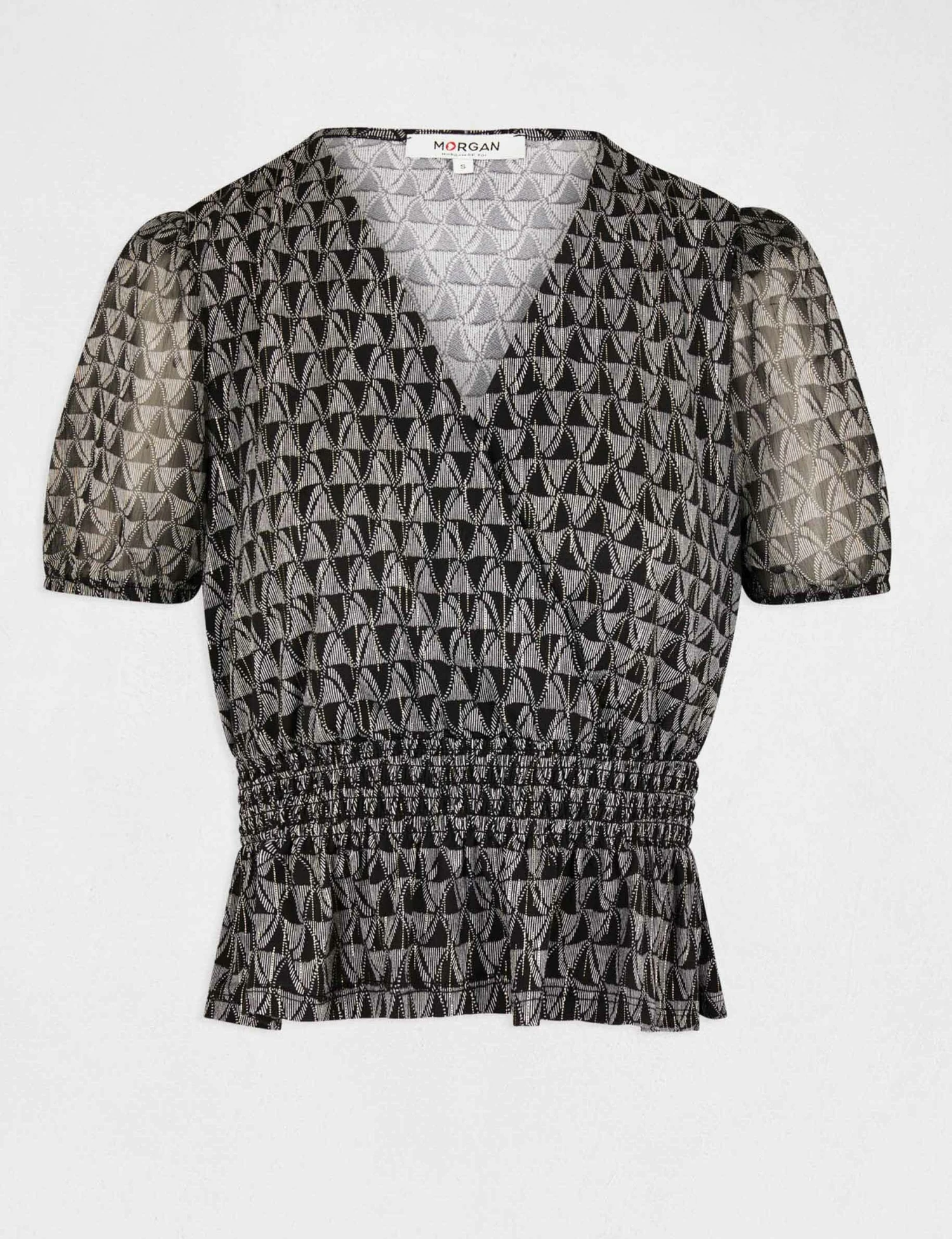 T-shirt Manches Courtes Ballons Imprimé Multico Femme 4 T-shirt Manches Courtes Ballons Imprimé Multico Femme – Image 4