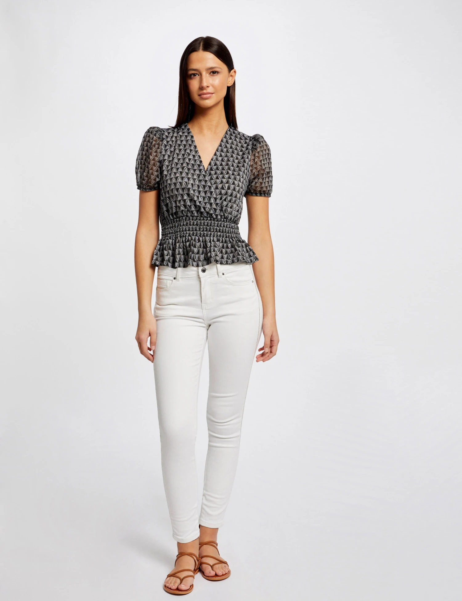 T-shirt Manches Courtes Ballons Imprimé Multico Femme 3 T-shirt Manches Courtes Ballons Imprimé Multico Femme – Image 3